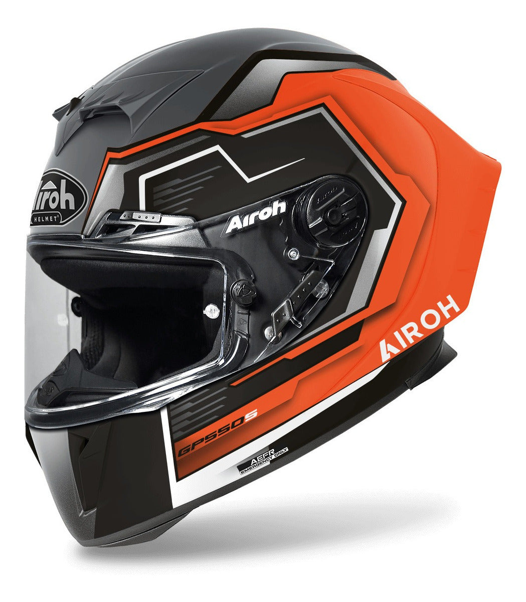 Helmet Gp550 S Rush Orange Fluo Matt